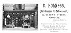 Queen Street/D. Holness Hairdresser and Tobacconist No 12 [Guide 1903]
